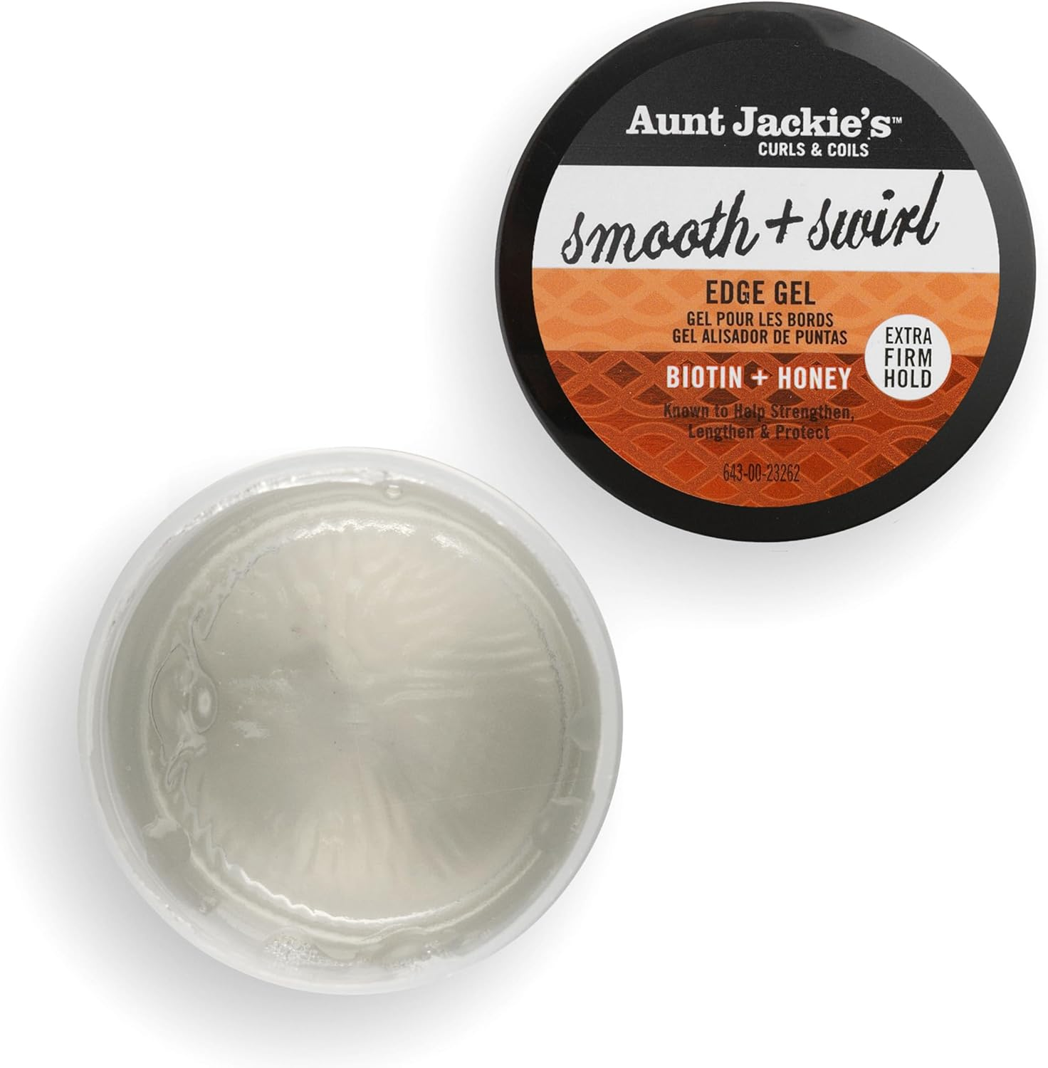 Aunt Jackie'S Smooth + Swirl Edge Gel with Biotin and Honey, Extra Firm Hold, 113 G image number 5
