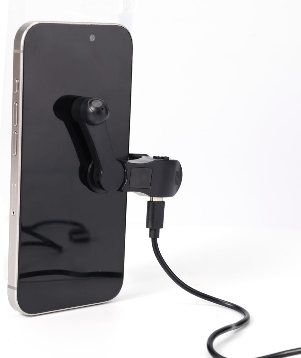 Smart Phone Auto Clicker, Speed-Adjustable Mobile Phone Screen Auto Clicker with Anti-Slip Clip Universal Fast Continuous Click Tool for Short Videos Live Stream Likes Social Media Tasks Game(Black) image number 1