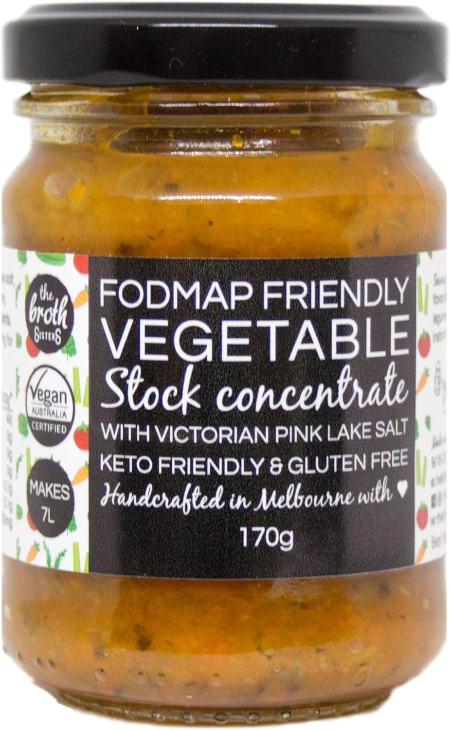 The Broth Sisters Asian Vegetable Stock Concentrate, 170G