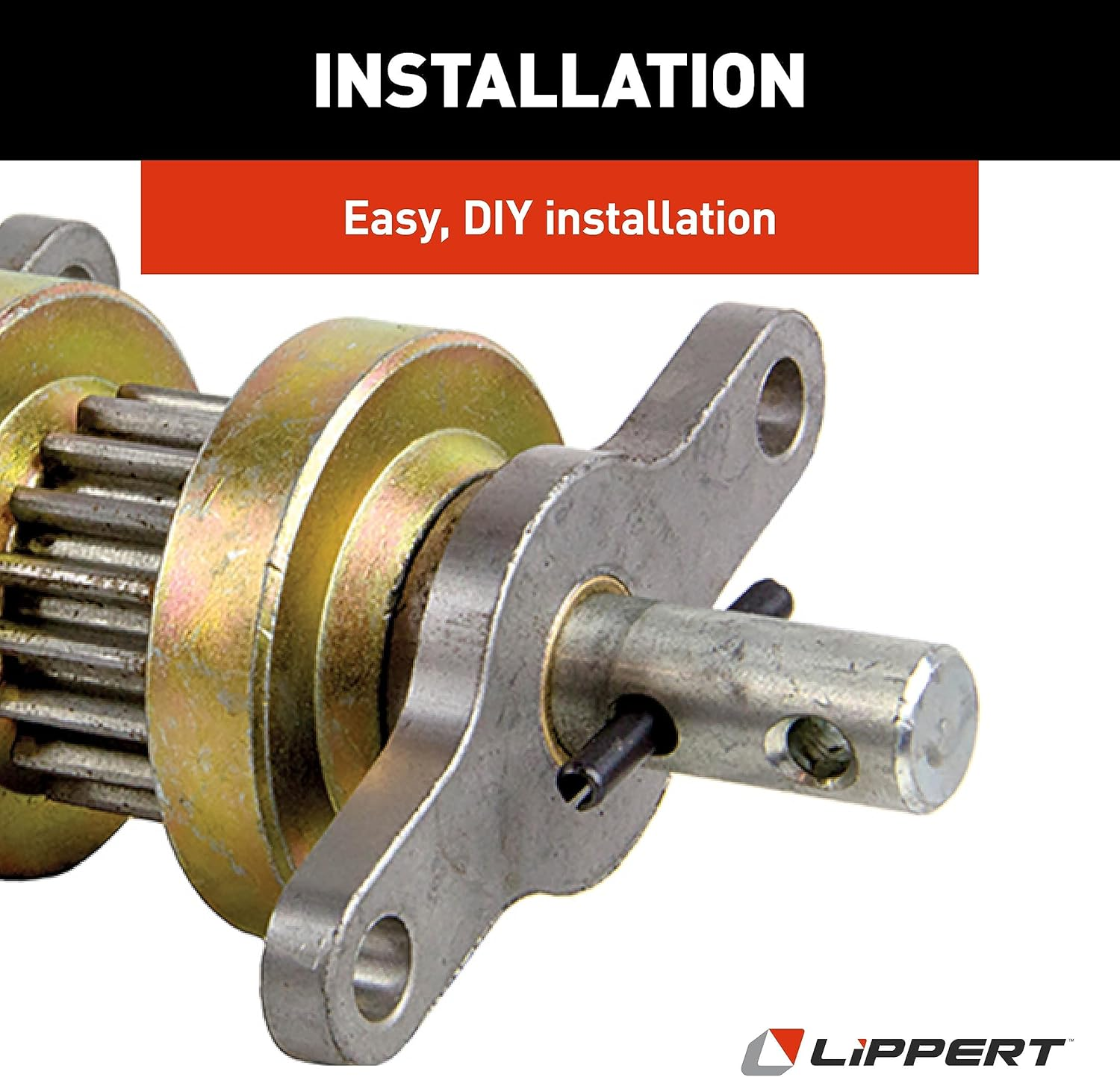 Lippert Components 123356 Heavy Duty RV Slide-Out Gear Pack with Steel Rollers 2.5" X 2.5" image number 2