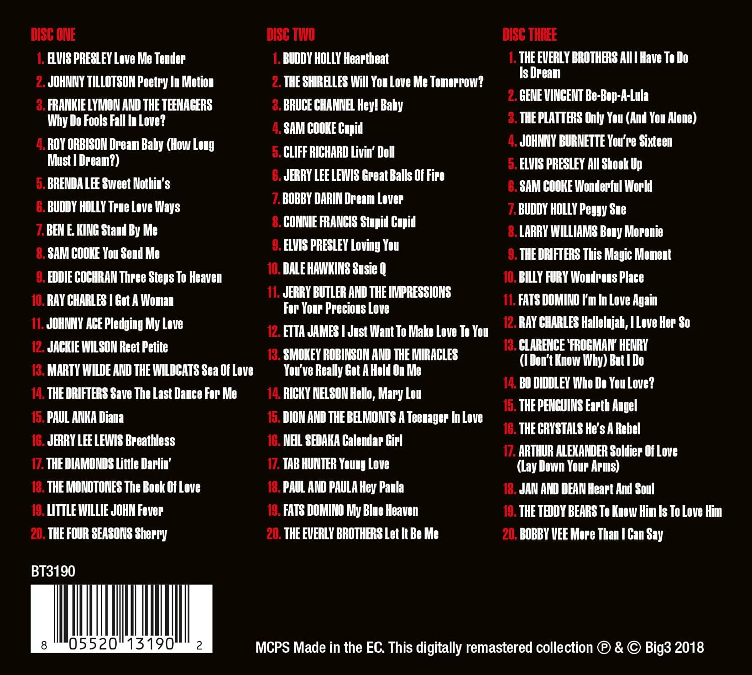 Love Me Tender - 60 Love Songs from the Rock 'N' Roll Era image number 2