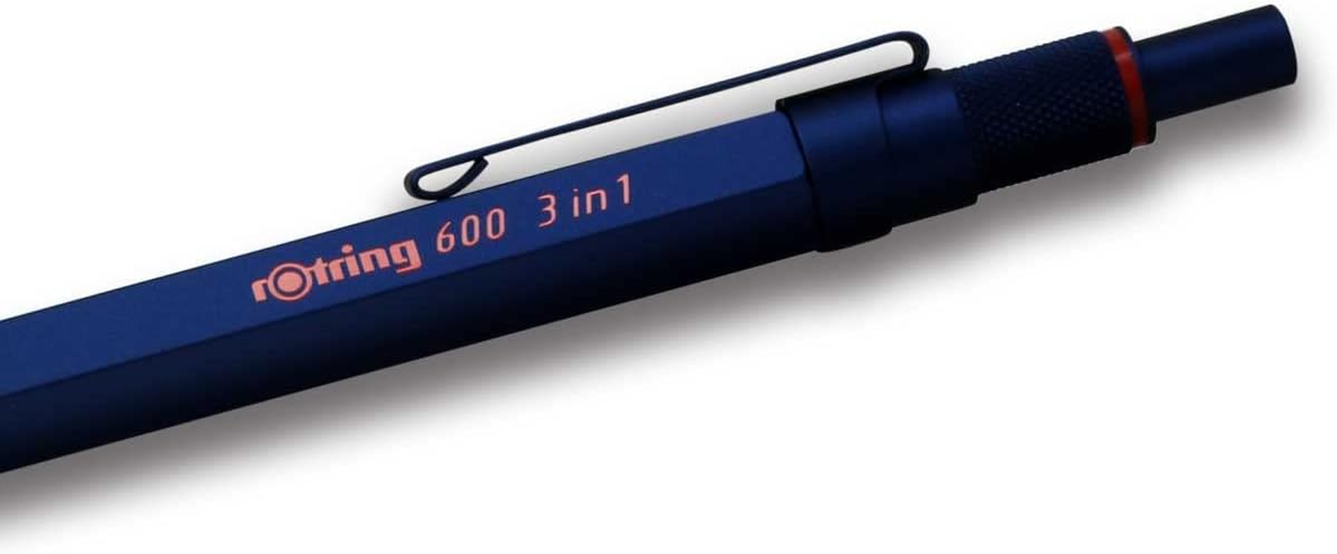 Rotring Rottling Multi-Pen, Iron Blue, 600, 3-In-1, 2159367 Mechanical Pencil, Premium Writing Tool, Stationery, Made in Germany, Drafting Pen, Professional Ballpoint Pen image number 1