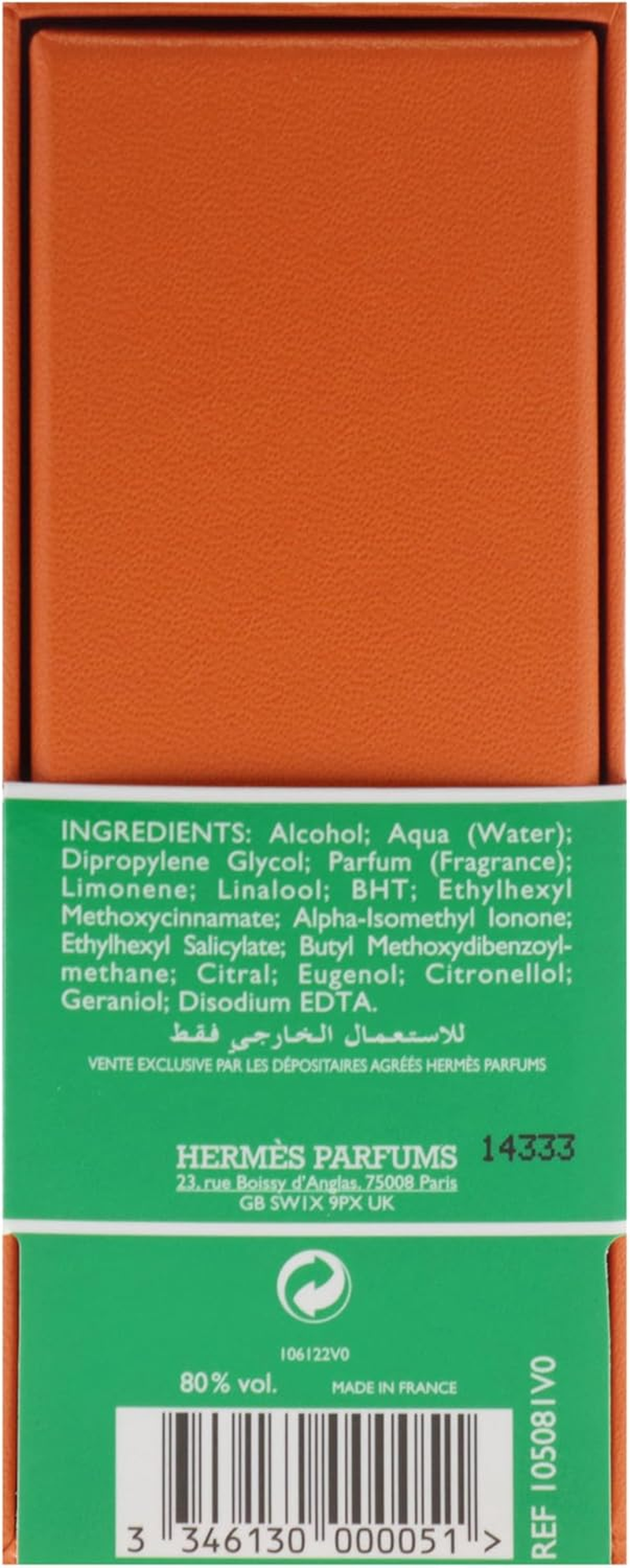 Eau De Basilic Pourpre by Hermes for Women - 1.6 Oz EDC Spray (Refillable)