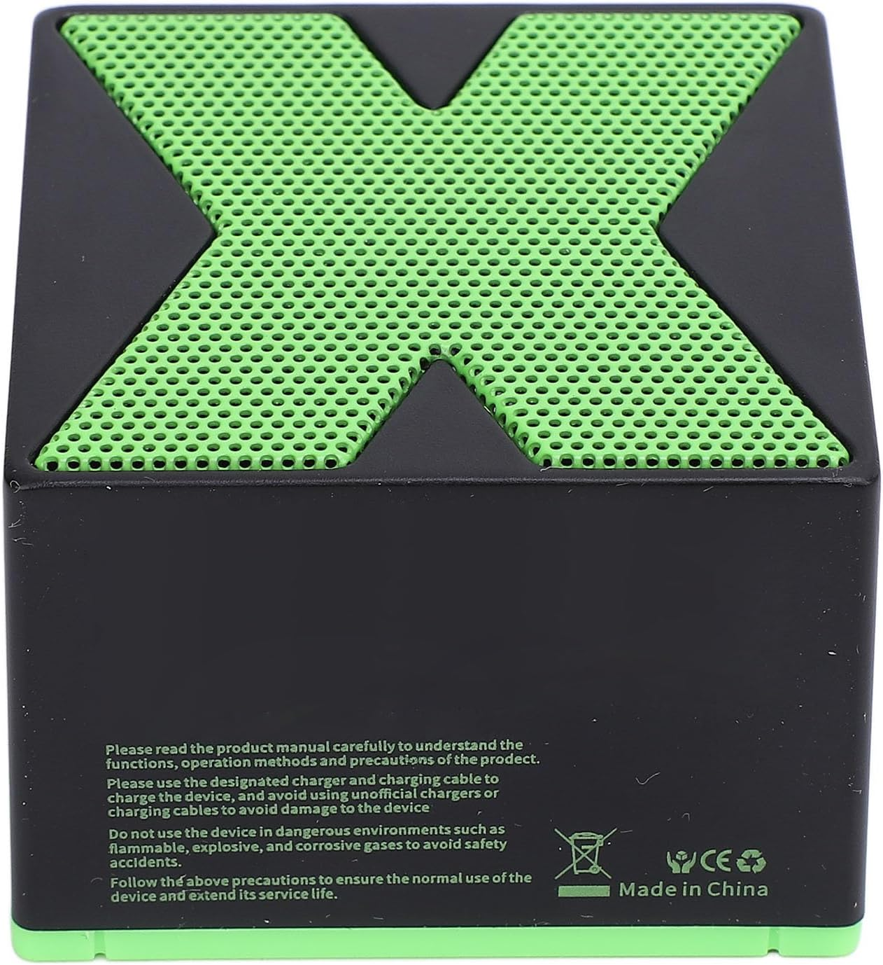 Generic Mini Speaker, Compact Metal ABS Small Speaker for Outdoor (Black)