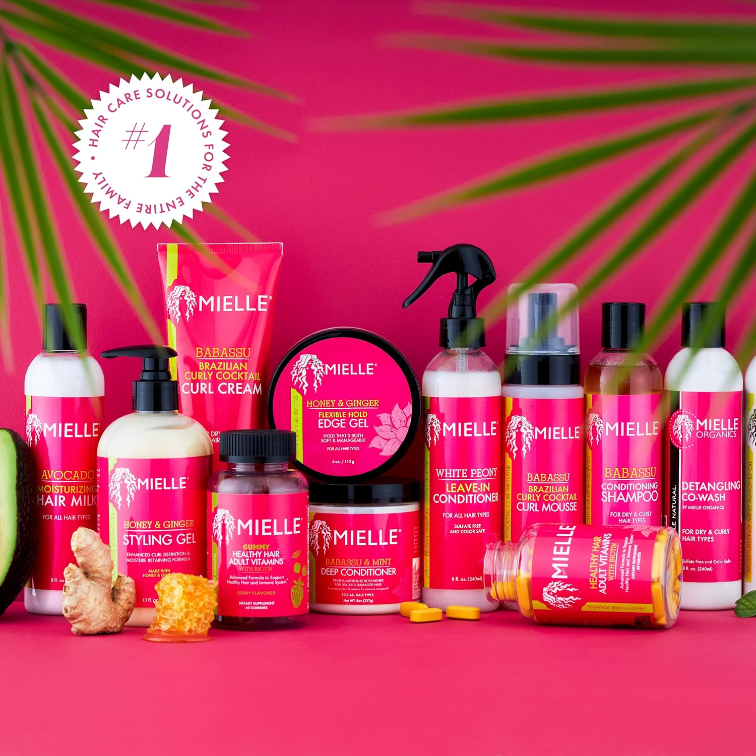 Mielle Babassu Brazilian Curly Cocktail Curl Mousse 220Ml Pump image number 1