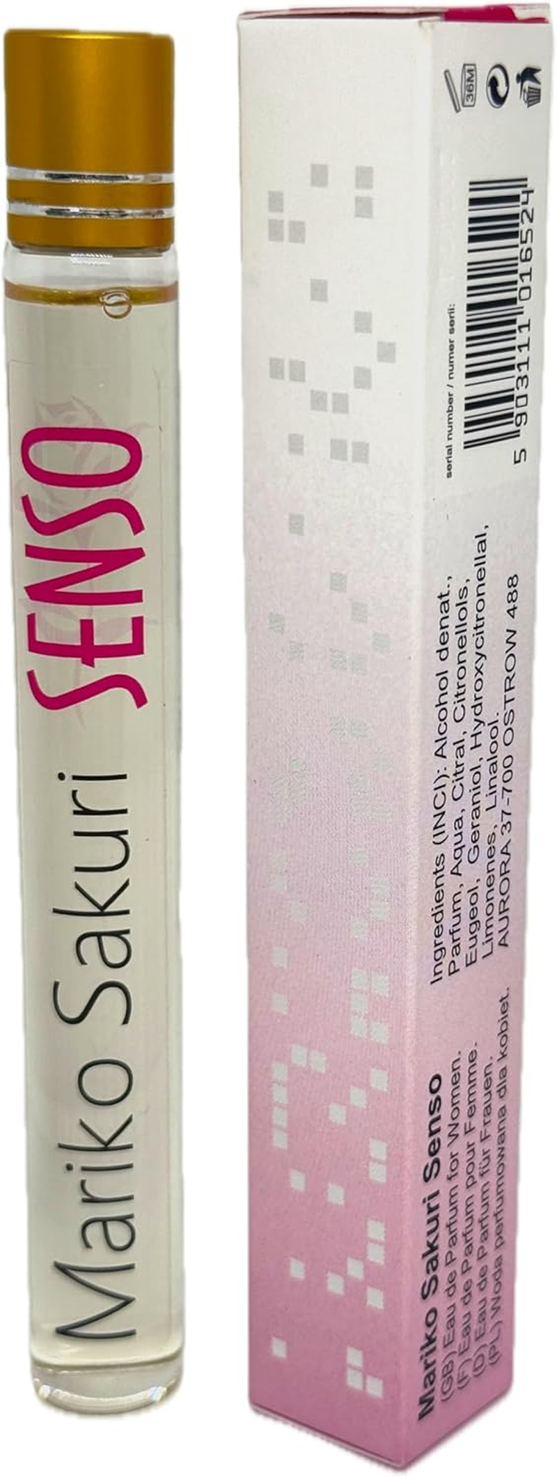 Mariko Sakuri SENSO Roll-On Perfume for Women 15Ml &ndash; Sexy Japanese Fragrance with Peony, Rose, Amber & Musk &ndash; Elegant, Floral & Seductive Scent Designed to Attract Male Attention Naturally image number 5