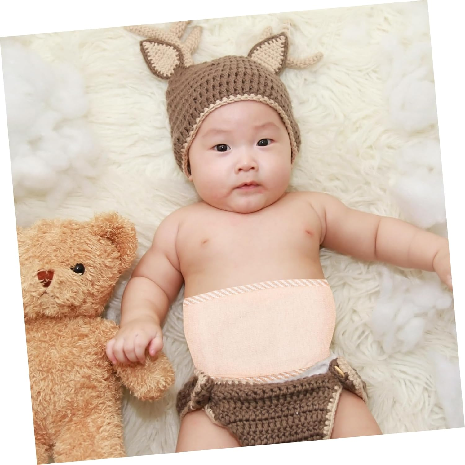 6Pcs Cotton Belly Band Comfortable Newborn Abdomen Bands for Umbilical Cord Care Boy Girl Belly Protectors for Everyday Use image number 3