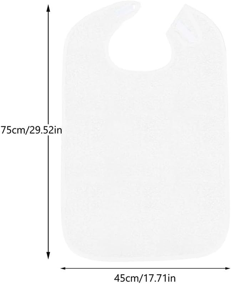 Adult Bibs for Women & Men Unisex Bibs for Elderly Eating - Washable & Absorbent image number 1