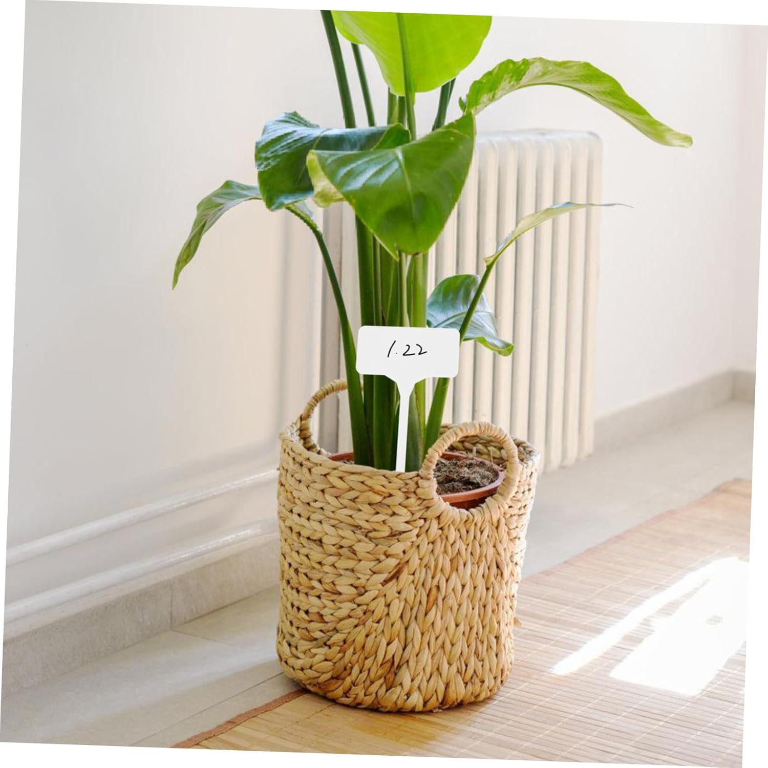 ROMISBABA 50Pcs Plant Markers Shaped Garden Labels for Use Easy to Write for Home Gardening Plant Supplies image number 1