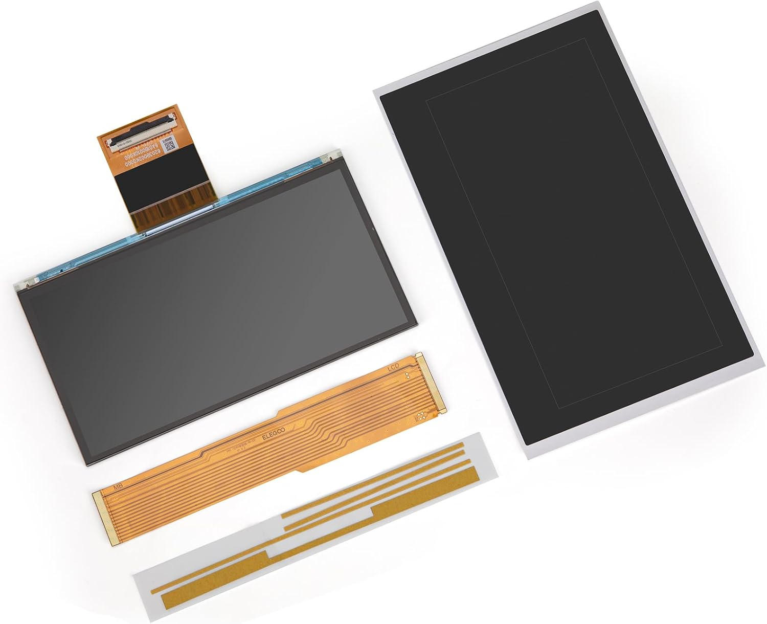 ELEGOO 7 Inch 9K Mono LCD Screen for Resin 3D Printer Mars 5 Ultra, with 9H Tempered Glass Protector, Resolution of 8520X4320 and XY Resolution of 18&Mu;m image number 4