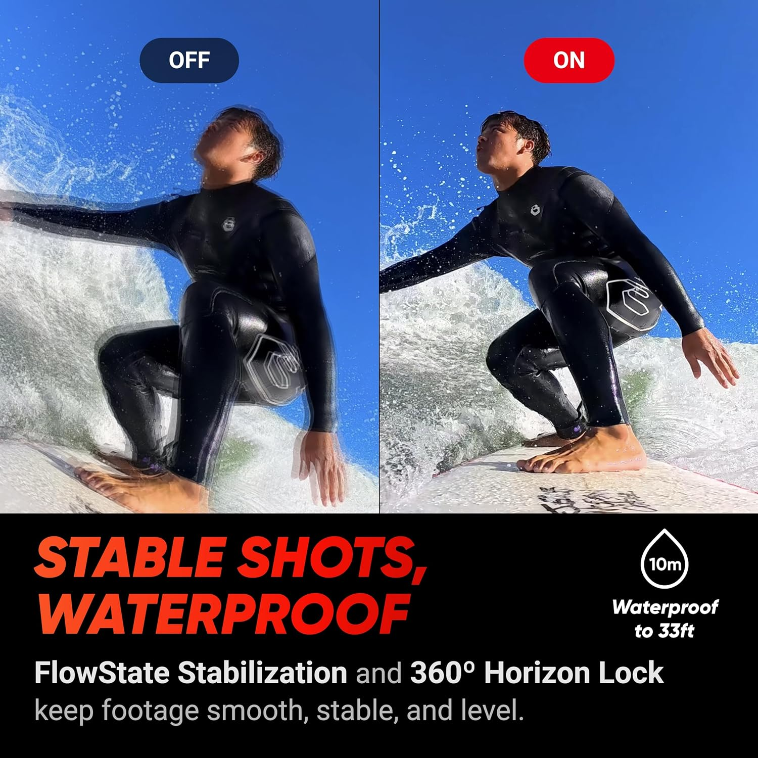 Insta360 Ace Pro - Waterproof Action Camera Co-Engineered with Leica, Flagship 1/1.3" Sensor and AI Noise Reduction for Unbeatable Image Quality, 4K120Fps, 2.4" Flip Screen & Advanced AI Features image number 5