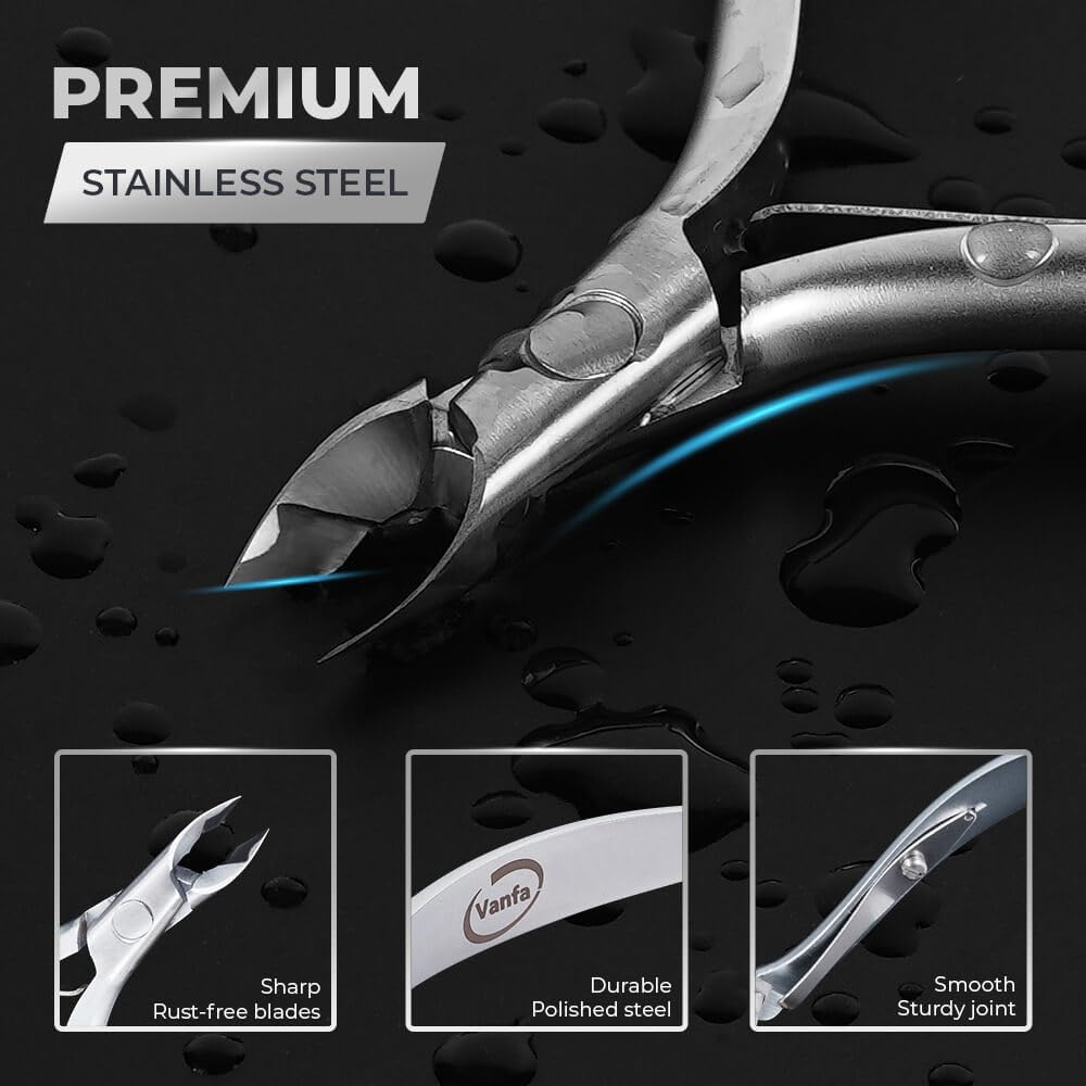 VANFA Cuticle Nipper round Head VF-01 (Jaw 14 (5Mm)) image number 5