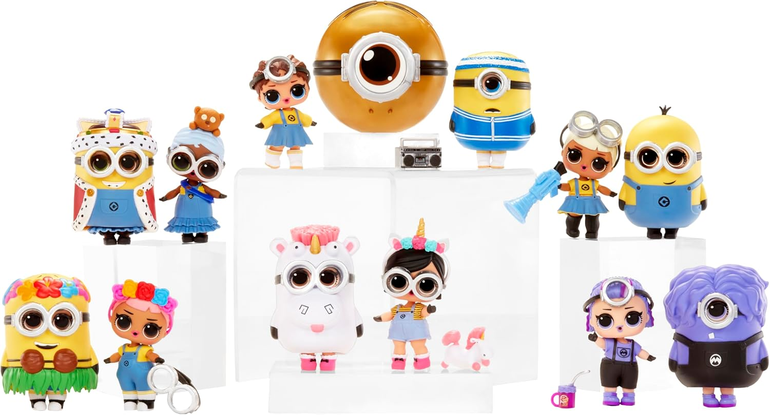 L.O.L. Surprise Loves Minions Tots - Includes 1 Doll, Comes with Fashions and Accessories, Minion-Inspired Ball, Blind Packaging, Collect All 6 Dolls image number 4