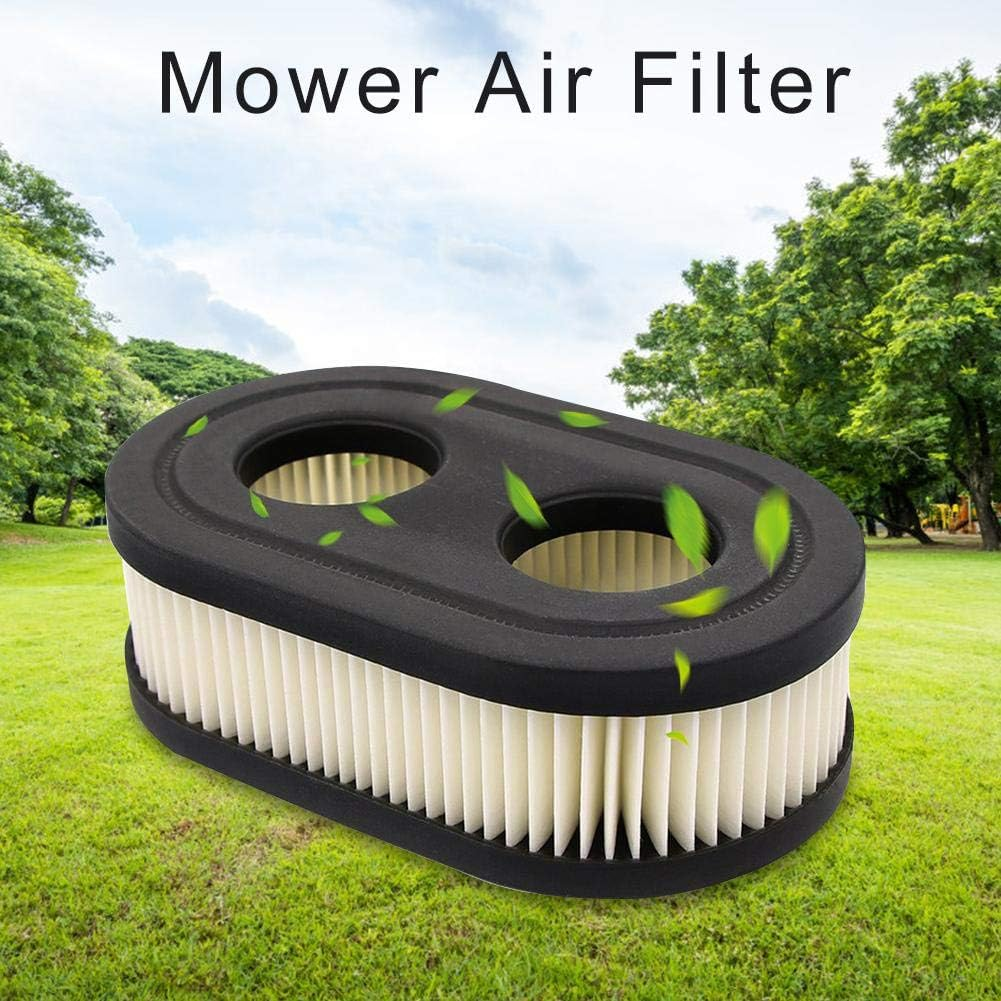 2 Pcs Mower Air Filter, Air Filter Cleaner Cartridge Replacement for Briggs & Stratton 798452 593260, Garden Lawn Air Cleaner Tool image number 5