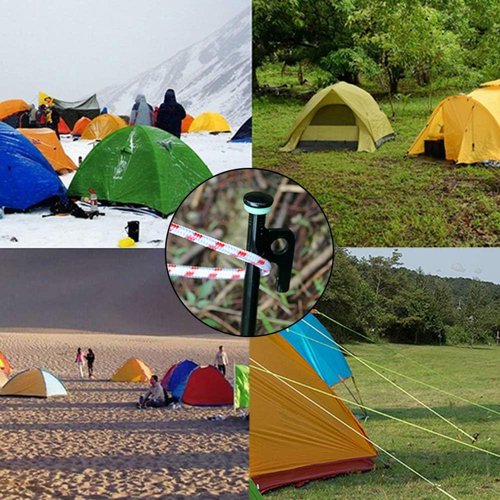 Yiliaw Tent Stakes, Heavy Duty Camping Stakes 12-Inch/8-Inch- Forged Steel Tent Pegs Camping Stakes for Rocky/Hard Places image number 5