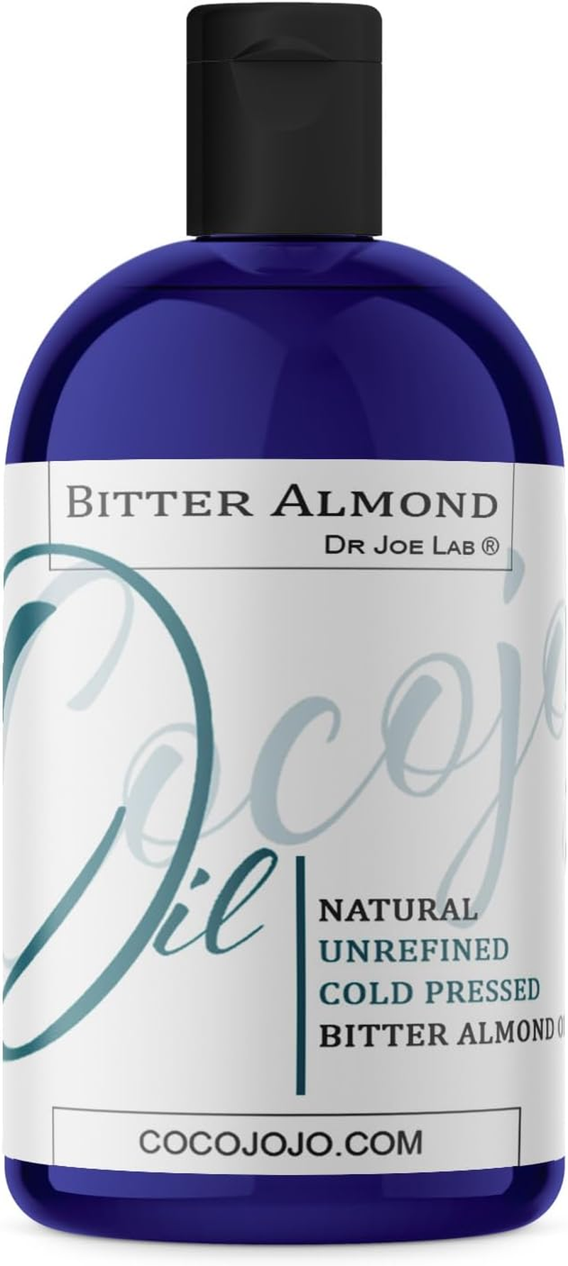 Dr Joe Lab Bitter Almond Oil - 8 Oz 100% Pure, Cold Pressed, Non-Gmo, Vegan, Extra Virgin, All Natural, Perfect for Body, Hair, Skin, Nails, Facial Hair, Lashes, Eyebrows - Packaging May Vary image number 2