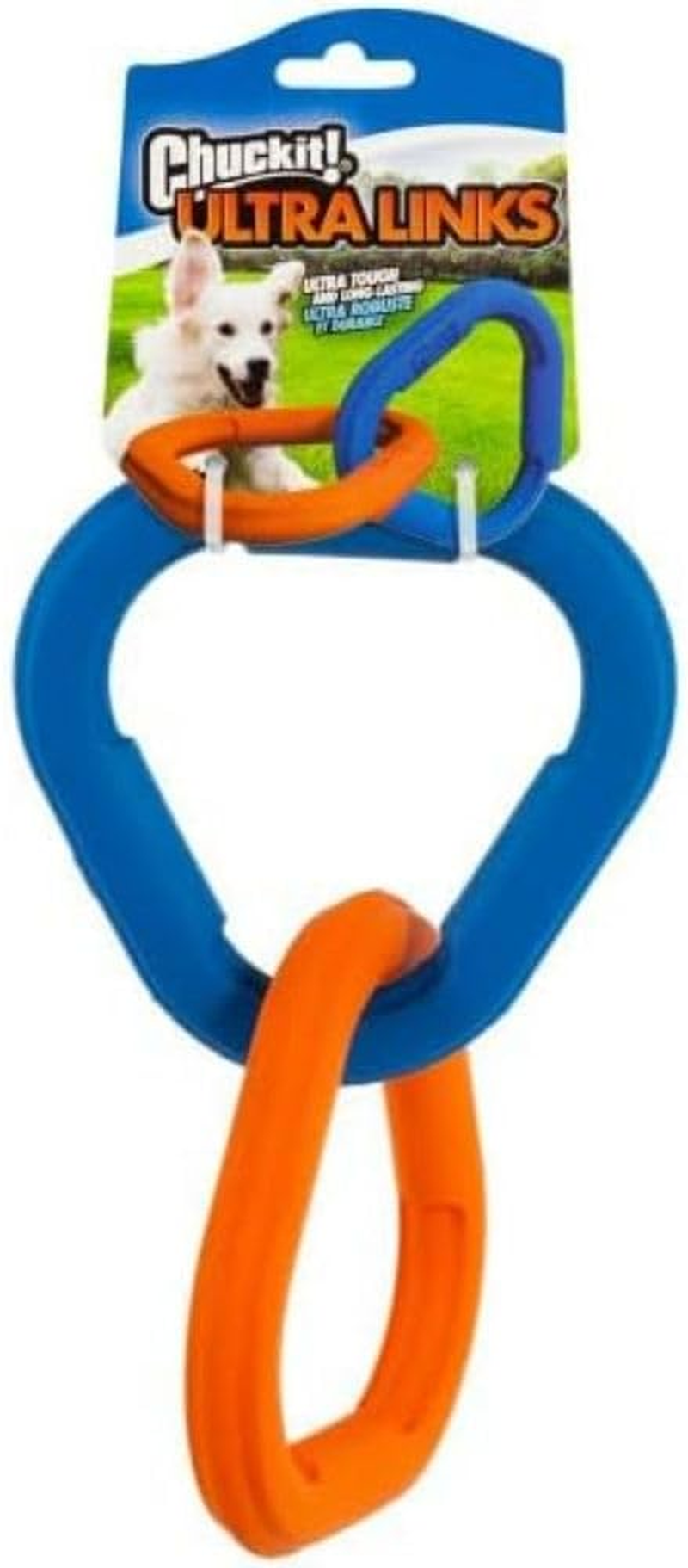 Chuckit! Ultra Bumper Tug Dog Toy,Orange,Medium