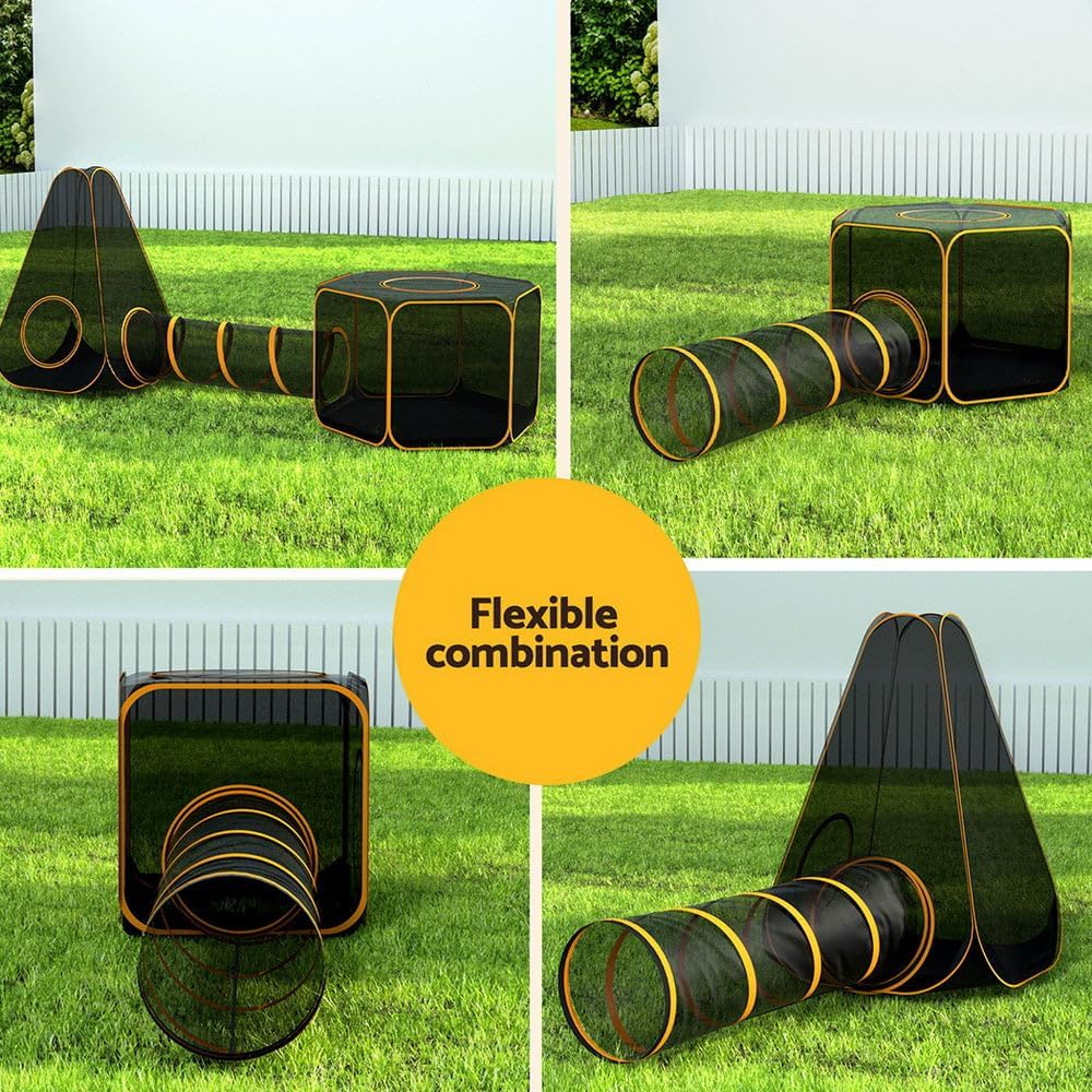 I.Pet Pet Playpen Cat House 6 in 1 Tent Tunnel Dog Puppy Rabbit Play Portable image number 2