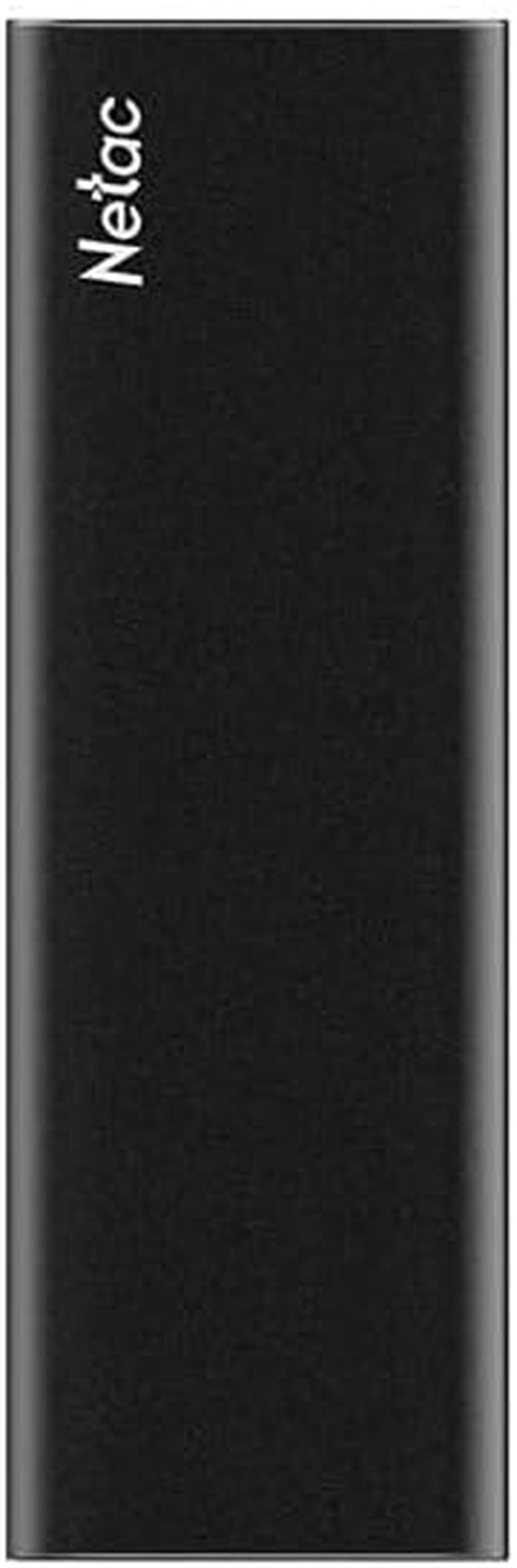 Netac 250GB Z Slim 550Mb/S USB External Hard Drive SSD Portable High Speed USB 3.2 Gen 2 Type-C Aluminum Black Portable SSD