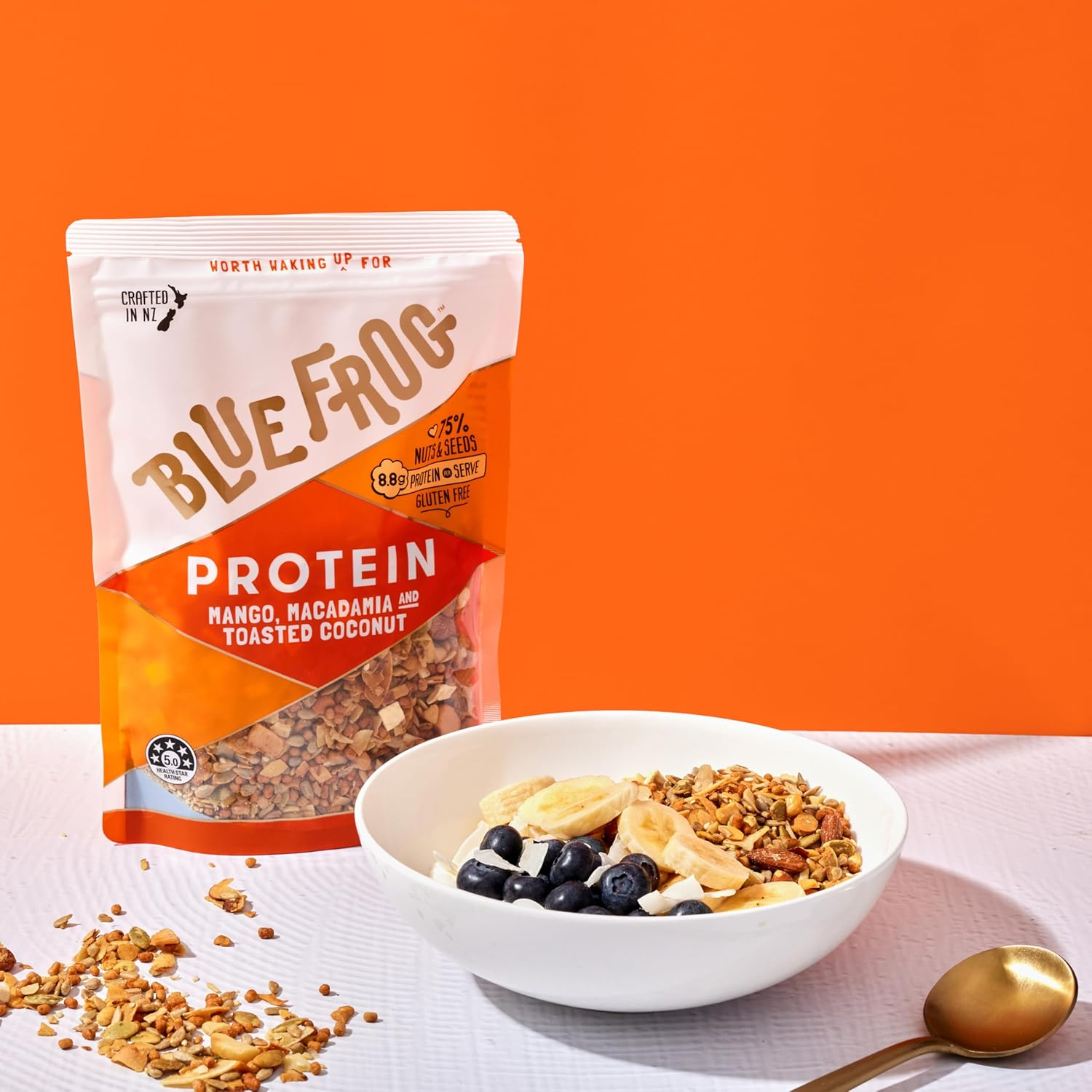 Blue Frog Breakfast - Protein Mango, Macadamia and Coconut, 300G image number 2