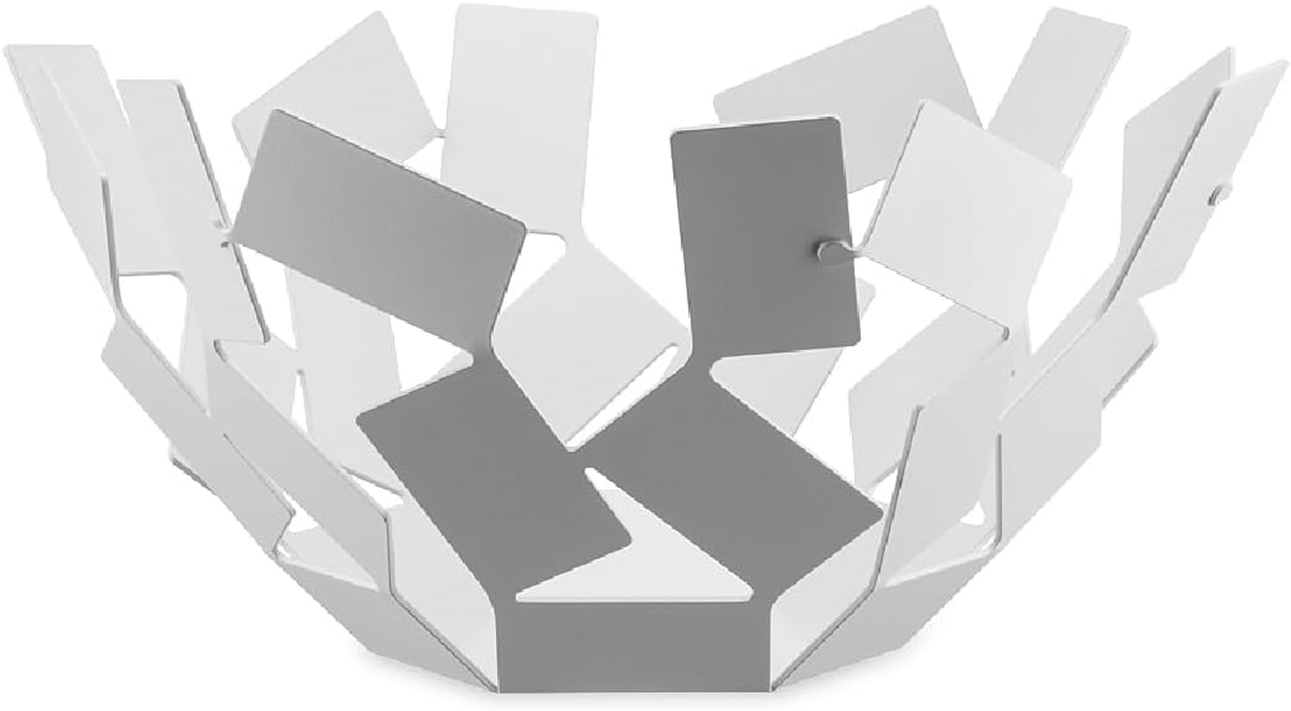 Alessi La Stanza Dello Scirocco Fruit Basket 10-3/4-Inch Silver image number 3