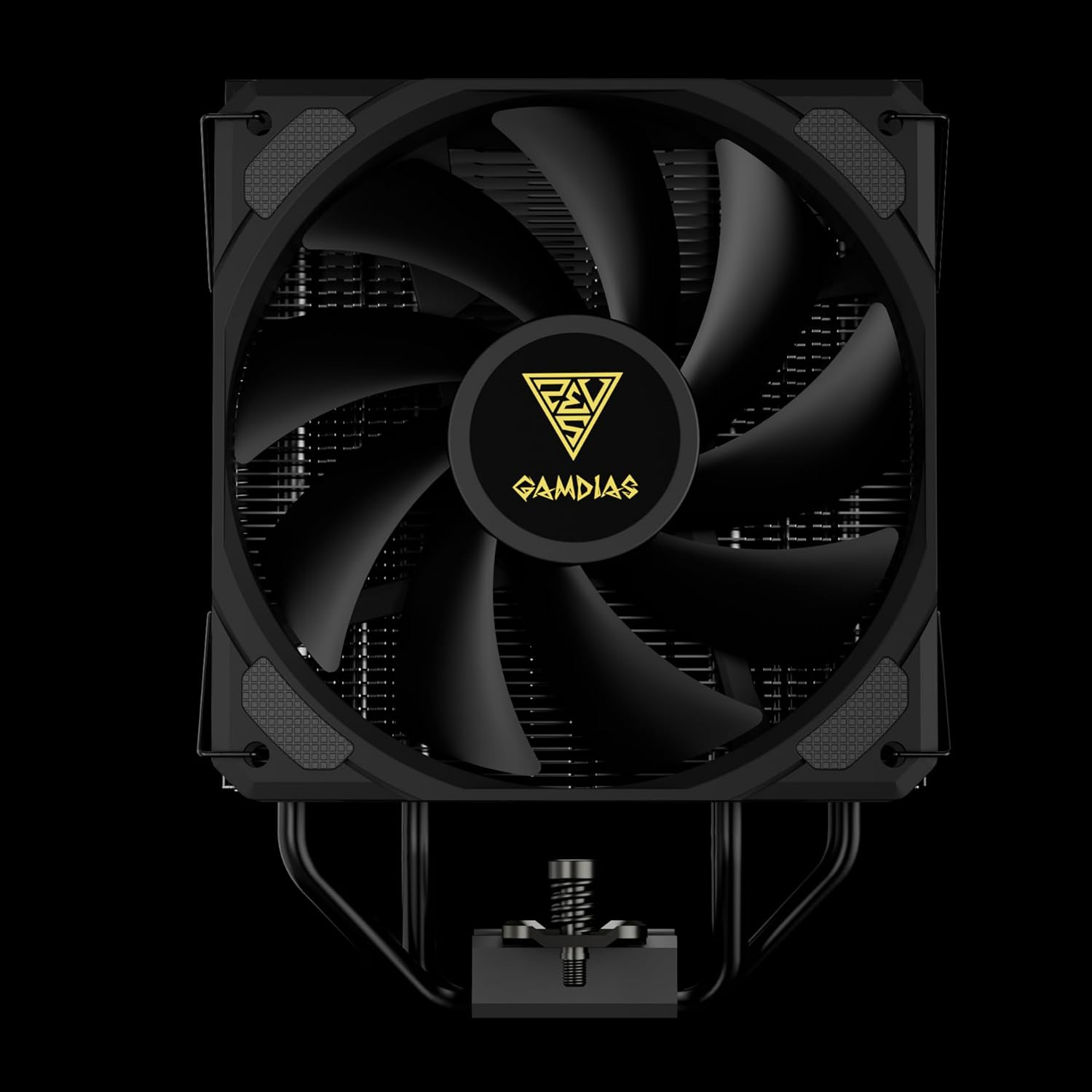 Gamdias CPU Air Cooler Digital Display PWM Fan 4 Copper Heat for Intel LGA1700 AMD AM5, 120Mm Hydraulic Bearing PWM Fan, 2.63 Mmh2O, Support LGA1700/1151/1150/1155/1156/1200/2011/2066/AM5/AM4 (Black) - White image number 4