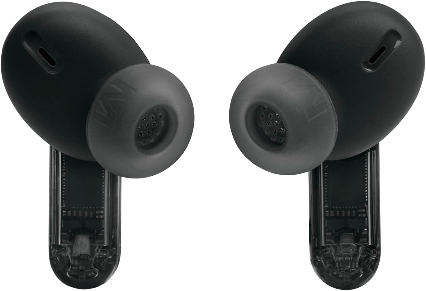 JBL Tune Beam 2 Wireless Bluetooth In-Ear Headphones with Noise Cancelling, 48 Hours Playback Time, IP54 Water and Dust Proof, Multipoint Connection, Ergonomic Design, Ghost Black image number 2