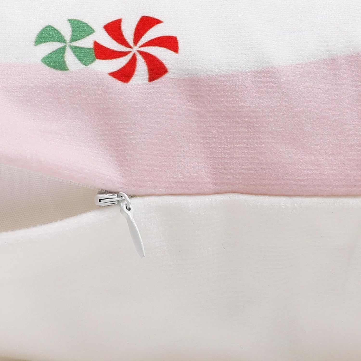 Bonhause Christmas Gingerbread Cushion Covers 45 X 45 Cm Xmas Truck House Hot Cocoa Pink Decorative Throw Pillow Covers for Sofa Bed Home Winter Holiday Decor Set of 4 image number 4