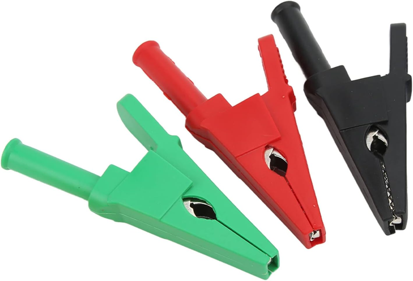 Domary 10Pcs Electric Test Clips Reliable Power Testing Clips for Electronic Circuits 20Mm Opening image number 6