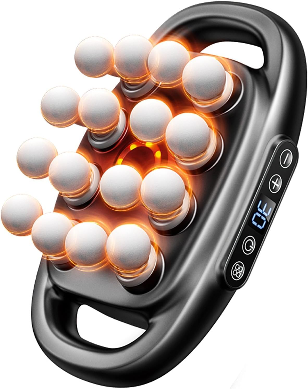 16-Drive 16-Head Massage Gun Set Deep Tissue Set Massage Gun with 30 Adjustable Levels & 3 Modes, Electric Quiet Muscle Massager, Red Light Therapy, for Back, Shoulders, Legs, Body Muscle Pain Relief image number 6