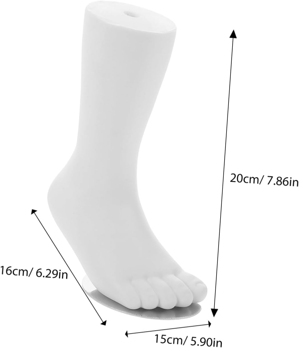 ABOOFAN Boys and Girls Sock Display Foot Model Fake Foot Mannequin for Socks Versatile image number 1