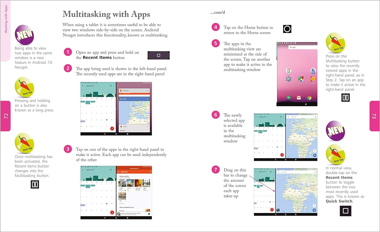 Android Tablets for Seniors in Easy Steps: Covers Android 7.0 Nougat