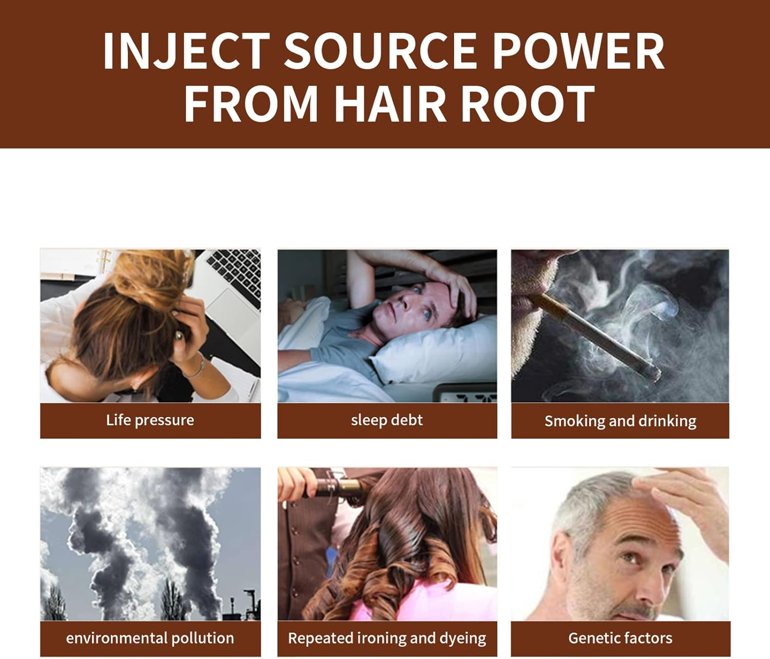 Chusui 1Pc Polygonum Multiflorum Shampoo Soap Natural Darkening Grey Hair Recoloring Damage Hair Care image number 4