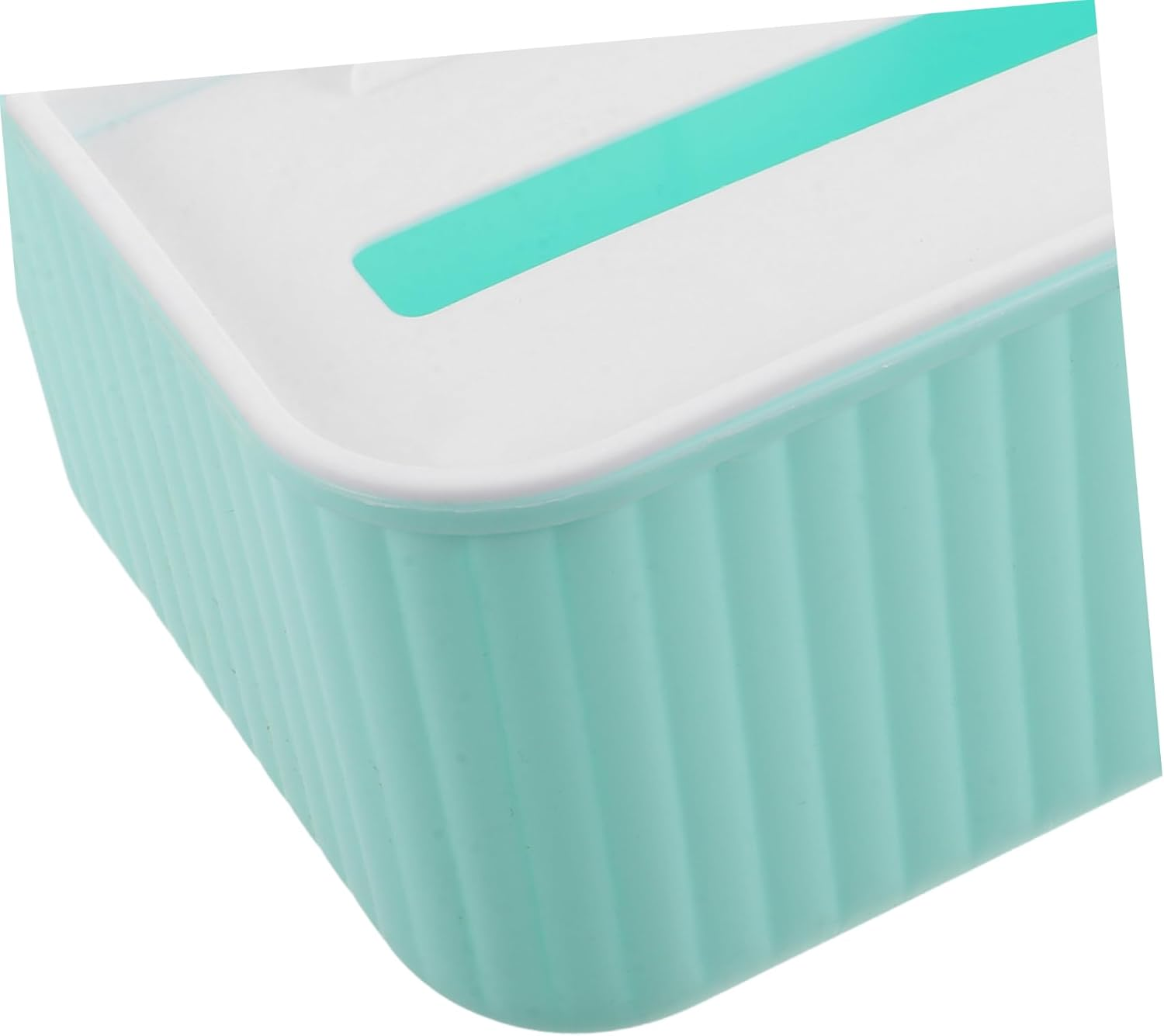 TIDTALEO Multifunctional Tissue Box Storage Napkin Holder for Table Plastic Organizer Compartment for Pens Remote Glasses and Notepads image number 3