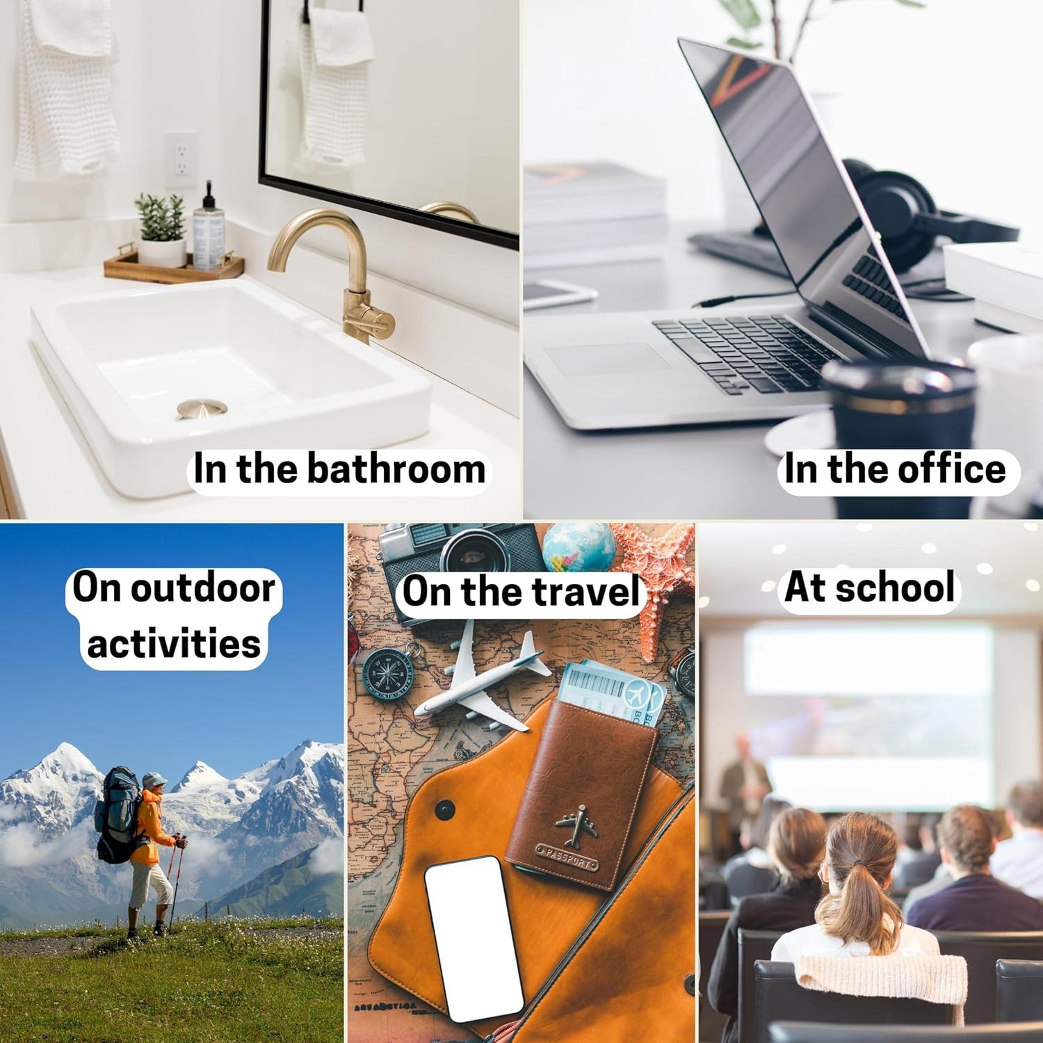 SIMPLUT Toothpaste Tablet &ndash; 60 Flavored Toothpaste Tabs &ndash; Mouthwash Tablets Ideal for Camping and Travel &ndash; Keep Your Breath Fresh on the Go (Peppermint) image number 4