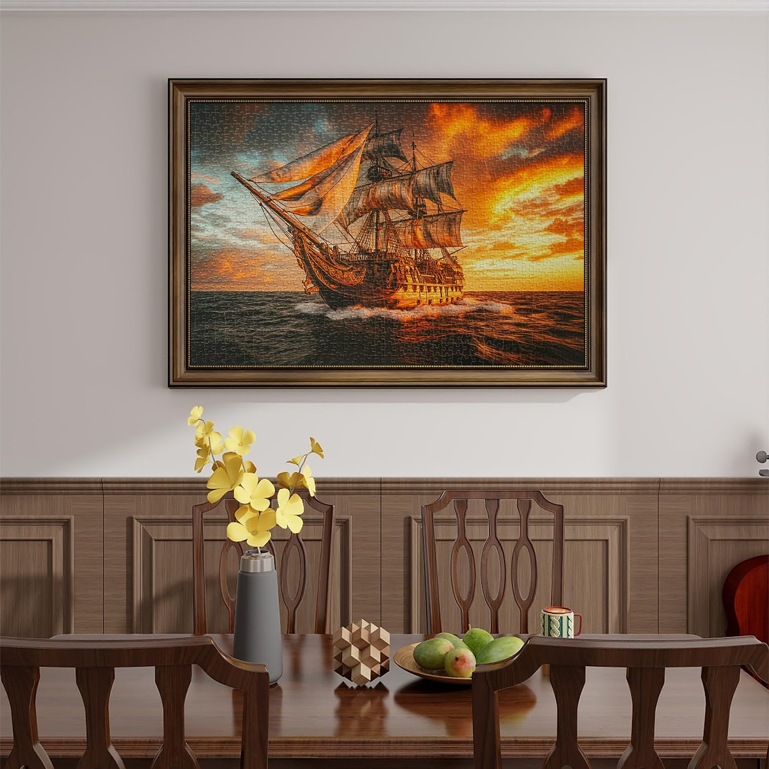 Jigsaw Puzzles for Adults 1000 Pieces Impossible Hard Difficult Challenging Puzzles for Adults 1000Pc Puzzle Explore the Sailboat Sunset Scenery Jigsaw Puzzle 1000 Pieces 28 X 20 Inch image number 1