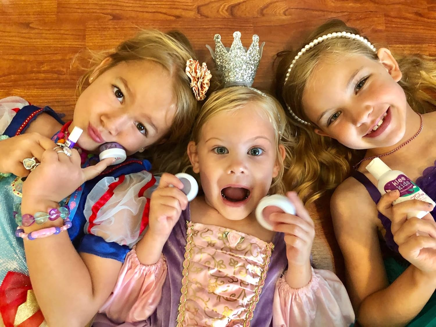 Luna Star Naturals Klee Kids Deluxe Play Makeup Kit. Gentle and Non-Toxic. Made in USA. (Pink Bubble Fairy) image number 3