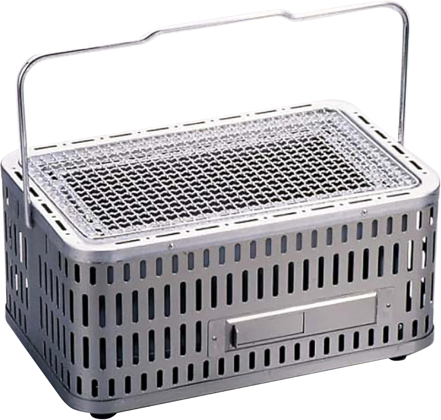 Green Life SC-392 Barbecue, Made in Japan, Barbecue, Keeps the Main Unit from Getting Hot, Adjustable Net Height, Square Tabletop image number 3