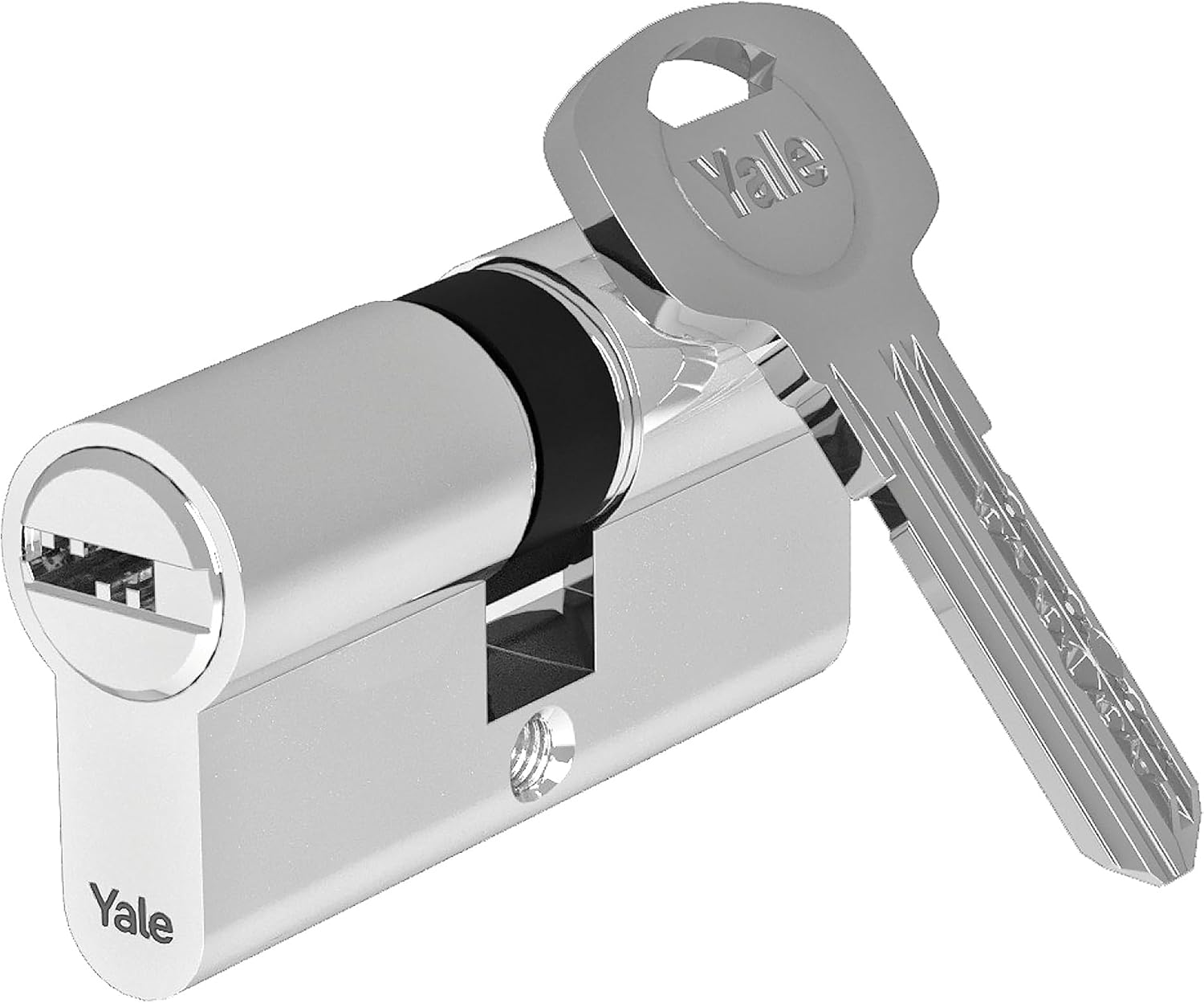Yale European High Security Cylinder 35/35Mm Double Domed 4 Keys Nickel Plated YC101KD353504N1 image number 2