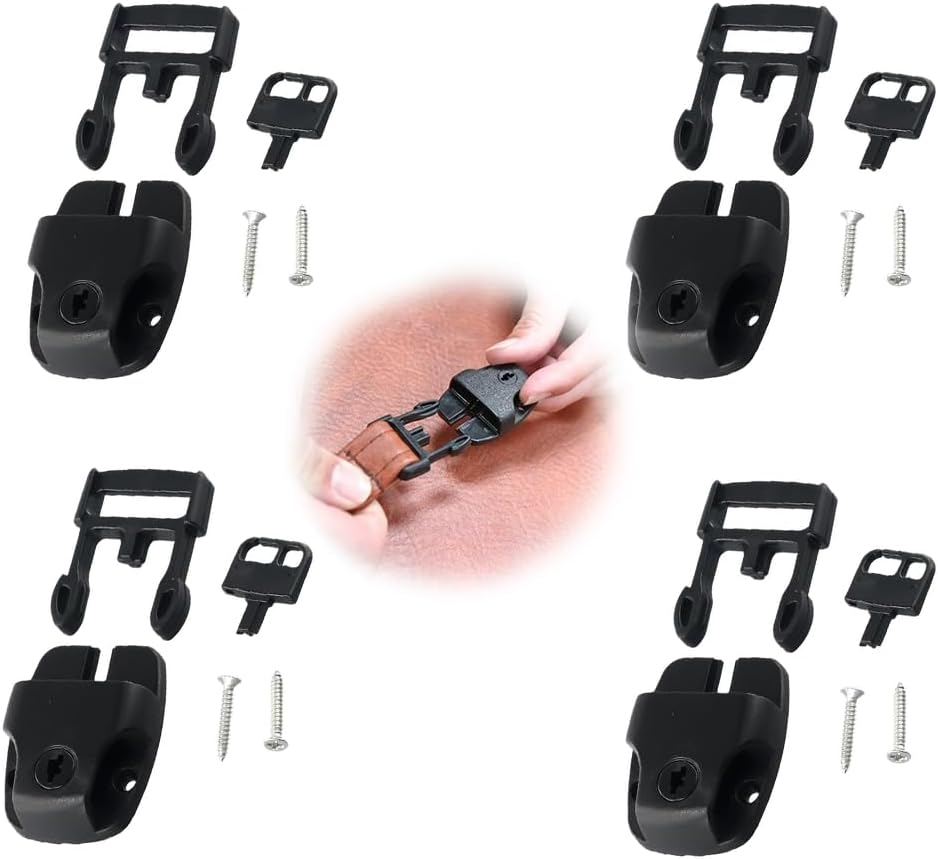 Spa Hot Tub Cover Clips Latch Replacement Kit,Hot Tub Cover Broken Latch Repair Kit, Replacement Hot Tub Cover Latch Repair Kit with Key and Screws Accessories,For Hot Tubes and Others
