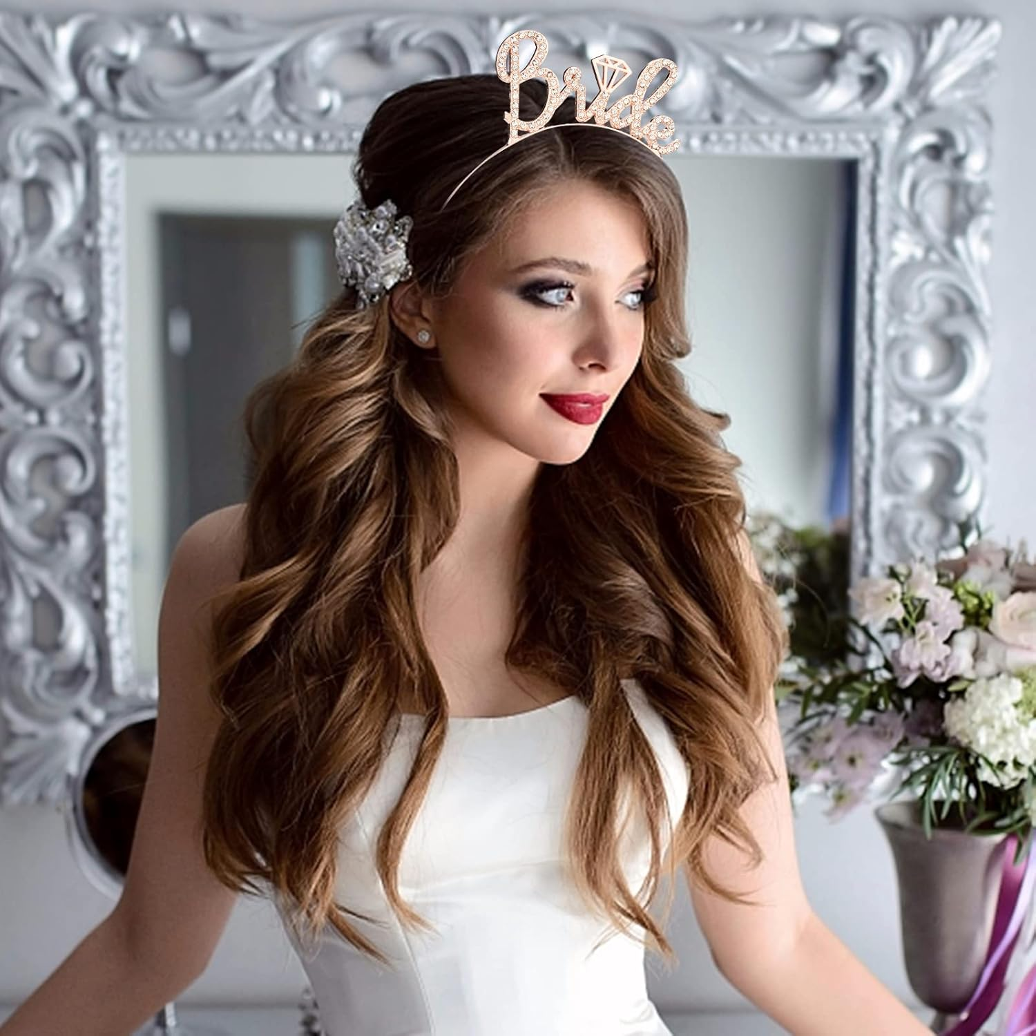 BAHABY Bride Headband Bride to Be Headpiece image number 1