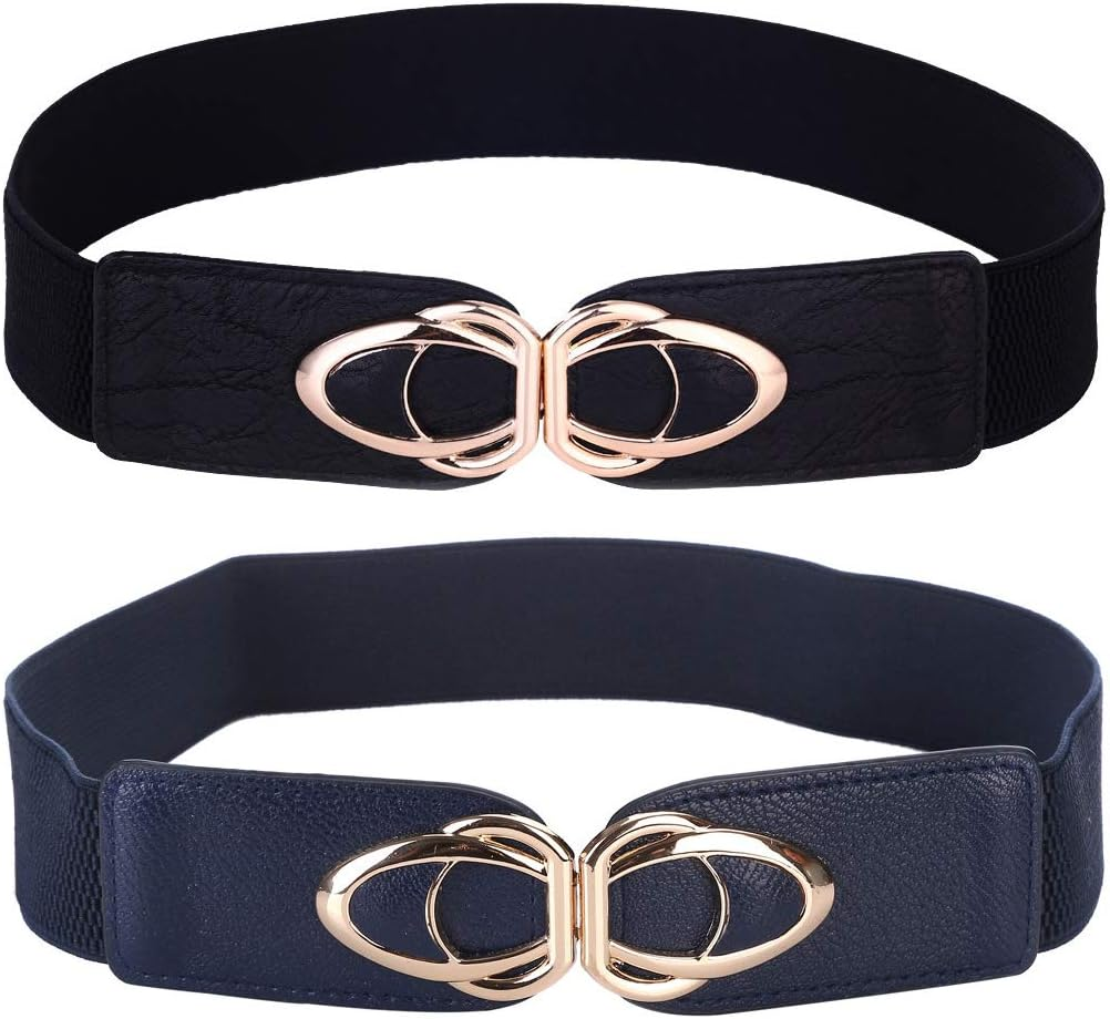 Beltox Womens Belts Elastic Stretch Cinch plus Fashion Dress Belts for Ladies