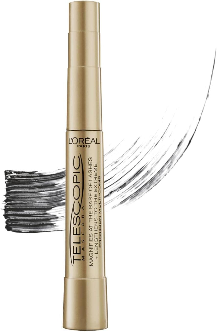 L'Or&eacute;al Paris, Mascara, Lengthening & Separating, Telescopic, 7 Ml, Shade: Black image number 4