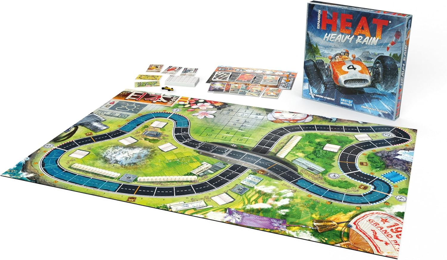 Days of Wonder | Heat Heavy Rain Expansion | Board Game image number 2