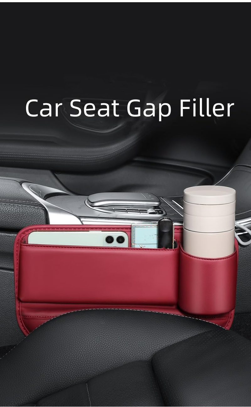 Car Seat Gap Filler,Car Seat Storage Box,Car Seat Gap Bag (Red Right 1) image number 3