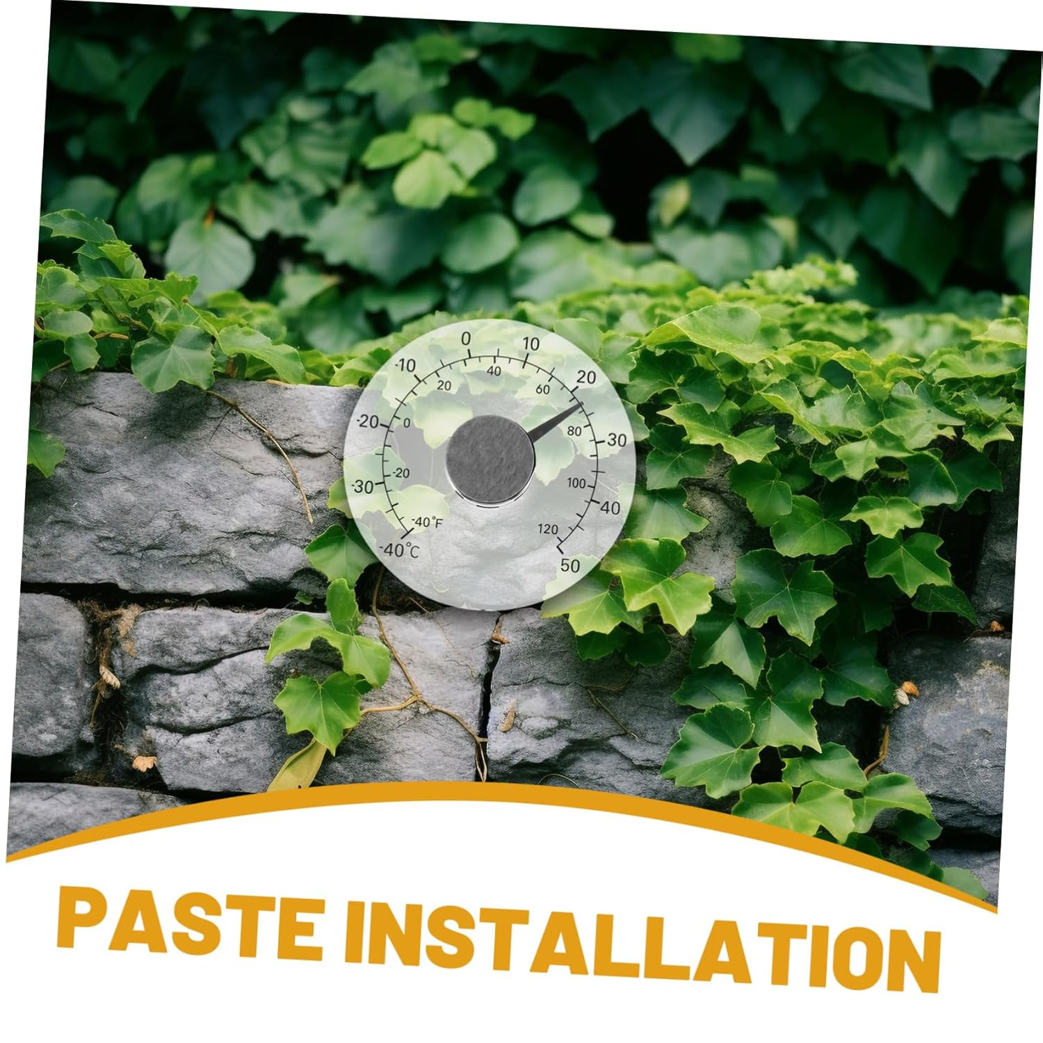 UPKOCH Indoor Outdoor Thermometer with Adhesive for Window and Door Scale Professional Temperature Gauge for Greenhouse Nursery Garden Compact and Easy to Read image number 3