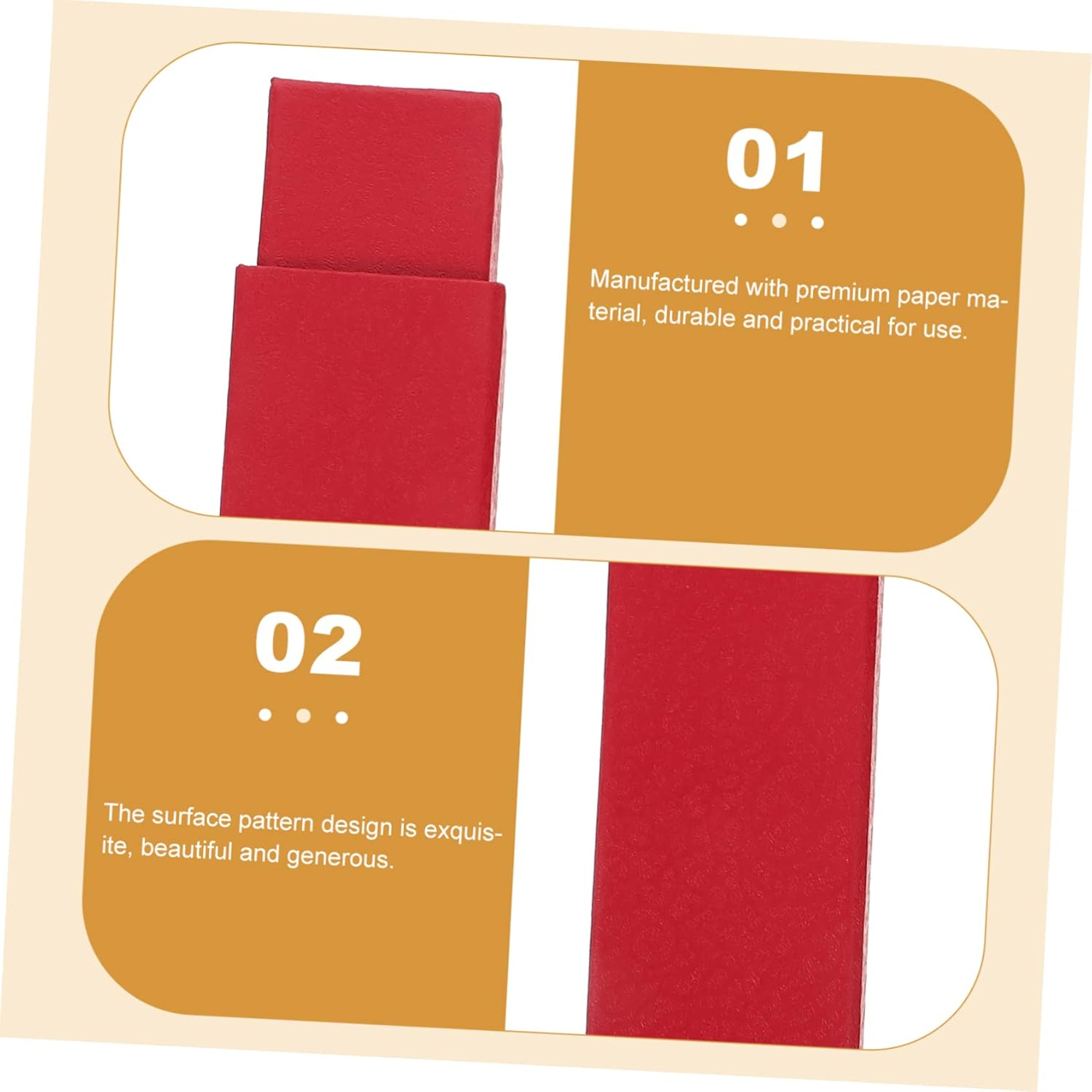 2Pcs Paper Storage Boxes for Artworks Calligraphy Scroll Cases Photo Scroll Holders