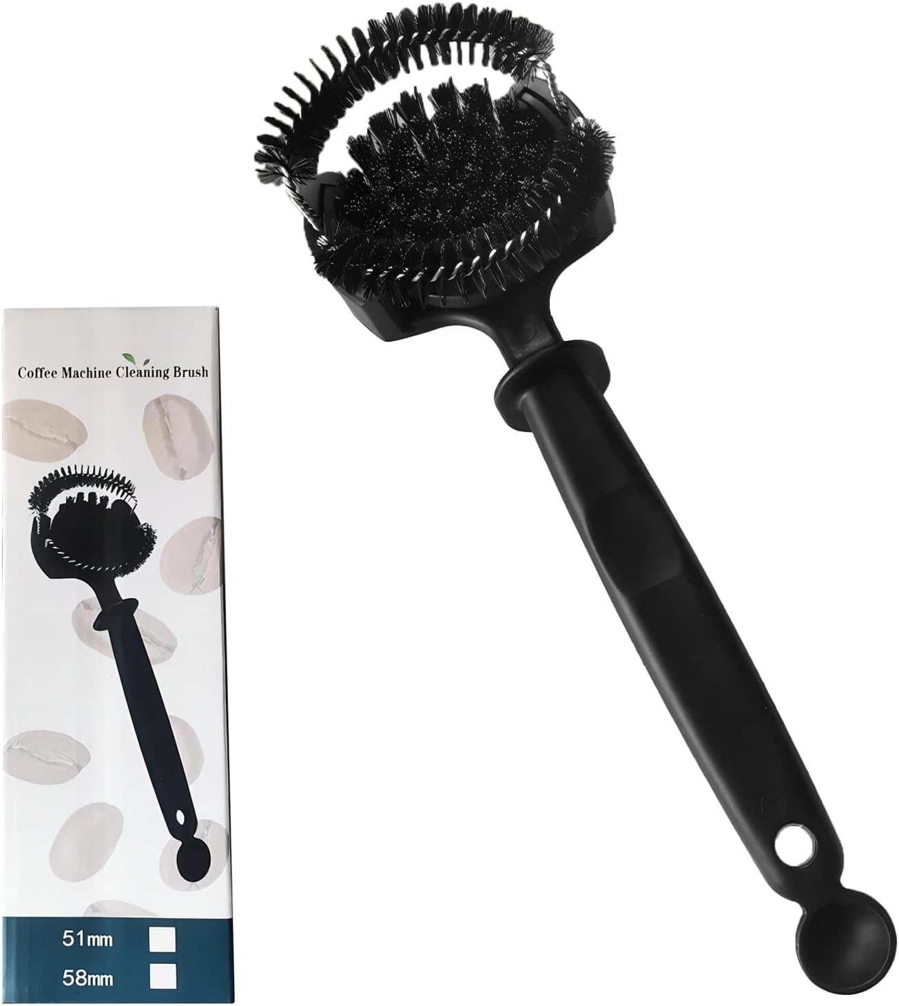 Tongke Espresso Coffee Machine Cleaning Brush Espresso Group Head Cleaning Brush Detachable Espresso Machine Cleaning Tool 58Mm image number 1