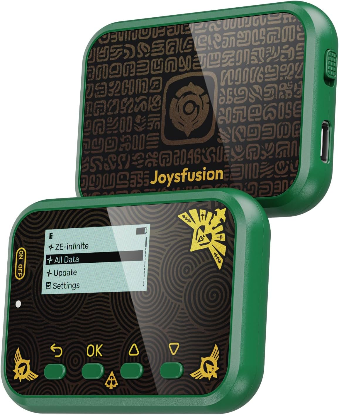 Joysfusion NFC Emulator, Store 3000 NFC Data, Support Ulimited Scan, 1.2" Screen, Easy Button Controls, Rechargeable for Endless Play, Compatible with 50+ Games (Green) image number 4