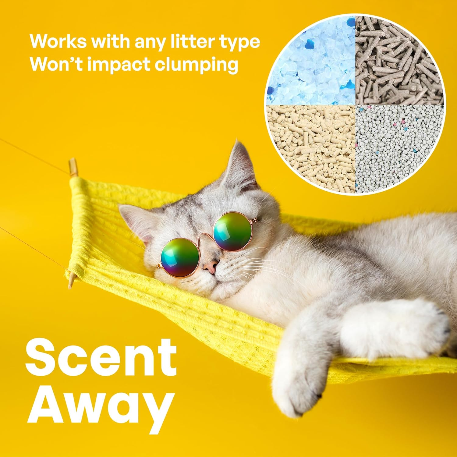 SCENT AWAY Cat Litter Deodorizer Box Odor Eliminator | Fragrance Free with Active Carbon | Eliminates Odors and Smells to Keep Your Home Fresh and Clean (Pack of 1)
